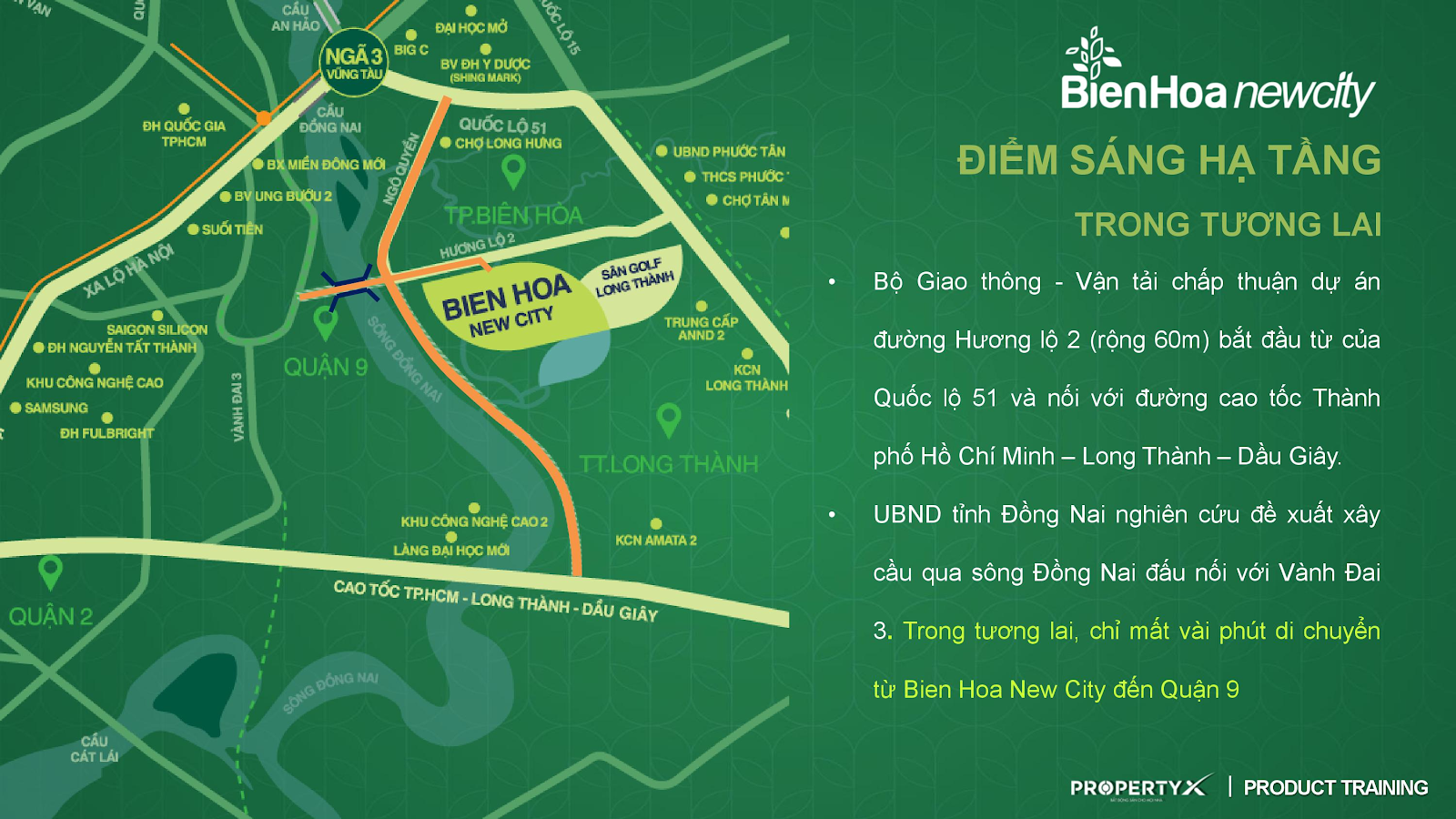 Vị trí đất nền Biên Hòa New City